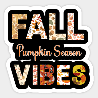 Fall Vibes Sticker